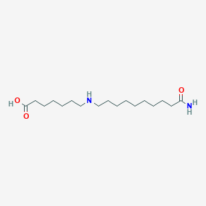 7-[(10-Amino-10-oxodecyl)amino]heptanoic acid