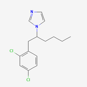 1-[1-(2,4-Dichlorophenyl)hexan-2-yl]-1H-imidazole