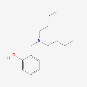 molecular formula C15H25NO B14594931 2-[(Dibutylamino)methyl]phenol CAS No. 60460-57-3