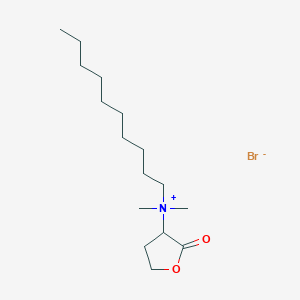 molecular formula C16H32BrNO2 B14594942 N-Decyl-N,N-dimethyl-2-oxooxolan-3-aminium bromide CAS No. 61063-33-0