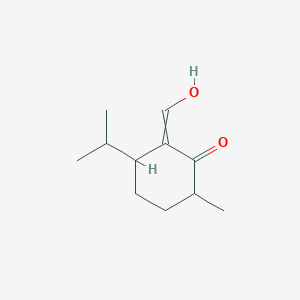 2-(Hydroxymethylidene)-6-methyl-3-(propan-2-yl)cyclohexan-1-one