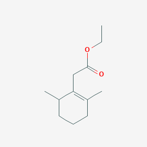 molecular formula C12H20O2 B14594999 Ethyl (2,6-dimethylcyclohex-1-en-1-yl)acetate CAS No. 61346-66-5