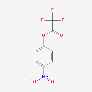 molecular formula C8H4F3NO4 B145950 4-硝基苯基三氟乙酸酯 CAS No. 658-78-6