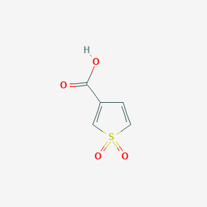 molecular formula C5H4O4S B1459500 Thiophene-3-carboxylic acid 1,1-dioxide CAS No. 1858240-97-7