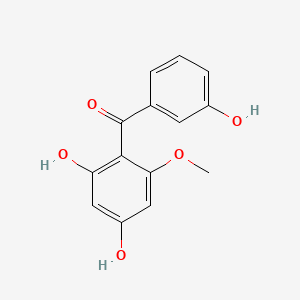 (2,4-Dihydroxy-6-methoxyphenyl)(3-hydroxyphenyl)methanone