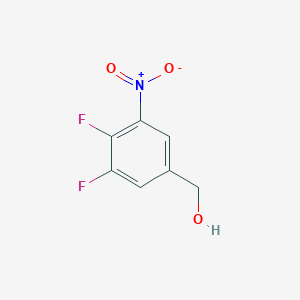 molecular formula C7H5F2NO3 B1459504 3,4-Difluoro-5-nitrobenzyl alcohol CAS No. 1806303-91-2