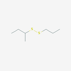 molecular formula C7H16S2 B14595046 Disulfide, 1-methylpropyl propyl CAS No. 59849-54-6