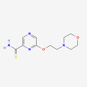 6-[2-(Morpholin-4-yl)ethoxy]pyrazine-2-carbothioamide