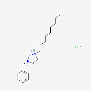 3-Benzyl-1-decyl-2,3-dihydro-1H-imidazol-1-ium chloride