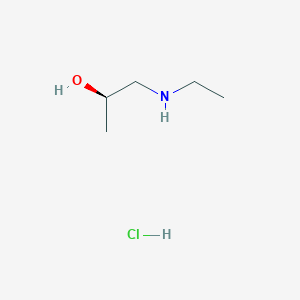 molecular formula C5H14ClNO B1459508 (2R)-1-(ethylamino)propan-2-ol hydrochloride CAS No. 1807914-22-2