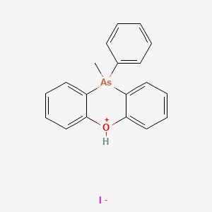 molecular formula C19H17AsIO B14595083 CID 78066298 