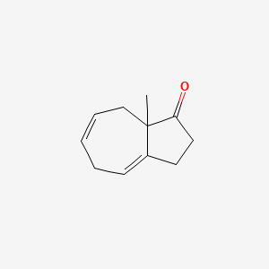 molecular formula C11H14O B14595110 8a-Methyl-3,5,8,8a-tetrahydroazulen-1(2H)-one CAS No. 60711-79-7