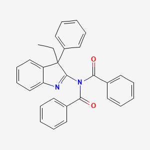 N-Benzoyl-N-(3-ethyl-3-phenyl-3H-indol-2-yl)benzamide