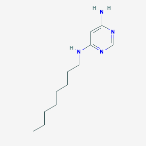 molecular formula C12H22N4 B1459512 N4-octyl-pyrimidine-4,6-diyldiamine CAS No. 100384-79-0