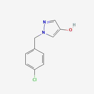 molecular formula C10H9ClN2O B1459513 1-(4-Chlorobenzyl)-1H-pyrazol-4-ol CAS No. 1601832-32-9