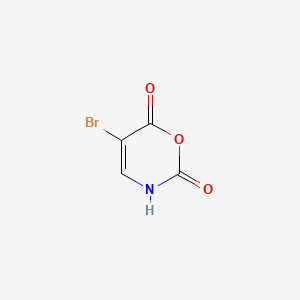 molecular formula C4H2BrNO3 B14595178 2H-1,3-Oxazine-2,6(3H)-dione, 5-bromo- CAS No. 60374-17-6