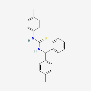 N-(4-Methylphenyl)-N'-[(4-methylphenyl)(phenyl)methyl]thiourea