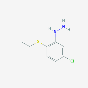 [5-Chloro-2-(ethylthio)phenyl]-hydrazine