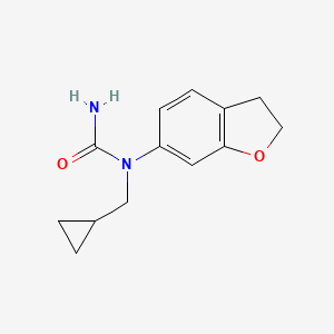 N-(Cyclopropylmethyl)-N-(2,3-dihydro-1-benzofuran-6-yl)urea