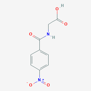 molecular formula C9H8N2O5 B145952 4-硝基马尿酸 CAS No. 2645-07-0