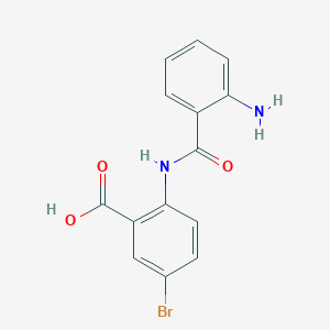 Benzoic acid, 2-[(2-aminobenzoyl)amino]-5-bromo-