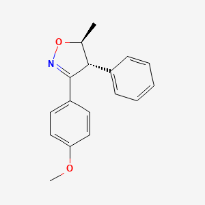 (4R,5S)-3-(4-methoxyphenyl)-5-methyl-4-phenyl-4,5-dihydro-1,2-oxazole