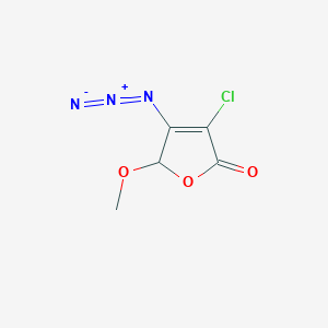 4-Azido-3-chloro-5-methoxyfuran-2(5H)-one