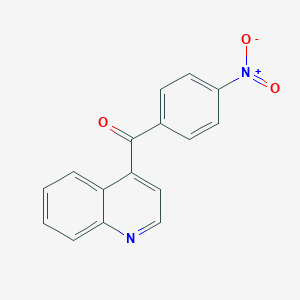 molecular formula C16H10N2O3 B1459524 4-(4-Nitrobenzoyl)quinoline CAS No. 1706458-37-8