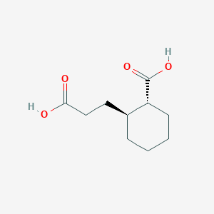 (1R,2S)-2-(2-carboxyethyl)cyclohexane-1-carboxylic acid