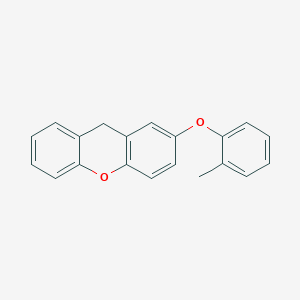 molecular formula C20H16O2 B14595253 2-(2-Methylphenoxy)-9H-xanthene CAS No. 61211-16-3