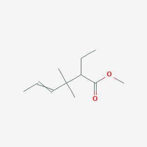 Methyl 2-ethyl-3,3-dimethylhex-4-enoate