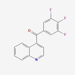 4-(3,4,5-Trifluorobenzoyl)quinoline