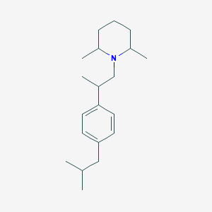 2,6-Dimethyl-1-{2-[4-(2-methylpropyl)phenyl]propyl}piperidine