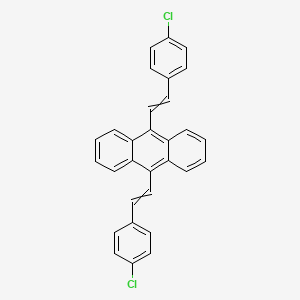 9,10-Bis[2-(4-chlorophenyl)ethenyl]anthracene