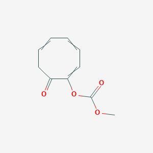 molecular formula C10H10O4 B14595294 Methyl 8-oxocycloocta-1,3,5-trien-1-yl carbonate CAS No. 61173-51-1