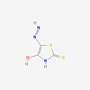 5-Hydrazinylidene-2-sulfanylidene-1,3-thiazolidin-4-one