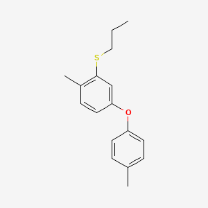 1-Methyl-4-(4-methylphenoxy)-2-(propylsulfanyl)benzene