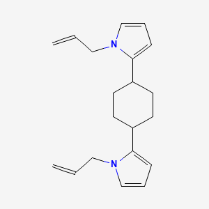 1H-Pyrrole, 2,2'-(1,4-cyclohexanediyl)bis[1-(2-propenyl)-