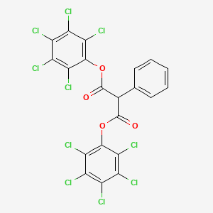 molecular formula C21H6Cl10O4 B14595328 Bis(pentachlorophenyl) phenylpropanedioate CAS No. 59530-33-5