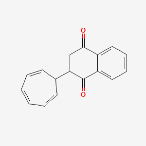 2-(Cyclohepta-2,4,6-trien-1-yl)-2,3-dihydronaphthalene-1,4-dione