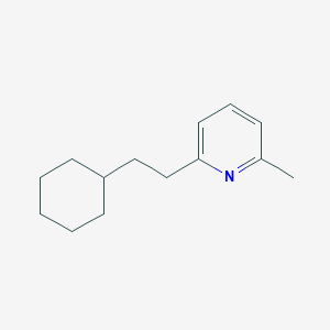 2-(2-Cyclohexylethyl)-6-methylpyridine