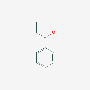 molecular formula C10H14O B14595354 Benzene, (1-methoxypropyl)- CAS No. 59588-12-4