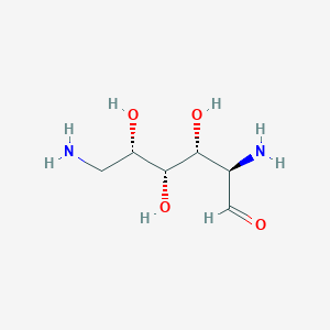 molecular formula C6H14N2O4 B1459537 2,6-二氨基-2,6-二脱氧-L-伊杜糖 CAS No. 527-10-6