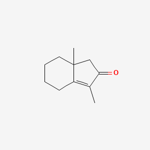 3,7a-dimethyl-1,4,5,6,7,7a-hexahydro-2H-inden-2-one