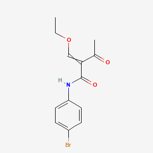 N-(4-Bromophenyl)-2-(ethoxymethylidene)-3-oxobutanamide