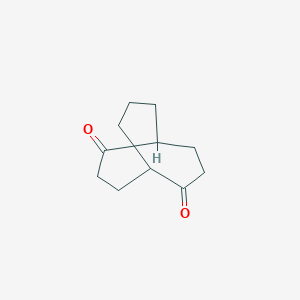 molecular formula C11H16O2 B14595400 Bicyclo[3.3.3]undecane-2,6-dione CAS No. 61206-14-2