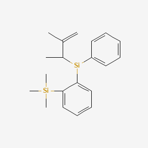 (3-Methylbut-3-en-2-yl)(phenyl)[2-(trimethylsilyl)phenyl]silyl