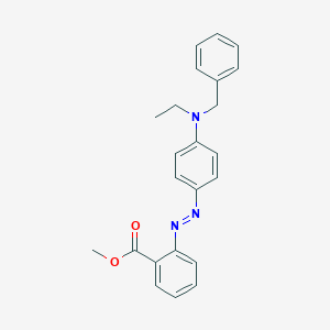 molecular formula C23H23N3O2 B14595425 Methyl 2-[(E)-{4-[benzyl(ethyl)amino]phenyl}diazenyl]benzoate CAS No. 59528-02-8