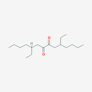 molecular formula C18H34O2 B1459545 5,10-二乙基十四烷-7,8-二酮 CAS No. 1047670-79-0