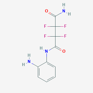 N~1~-(2-Aminophenyl)-2,2,3,3-tetrafluorobutanediamide